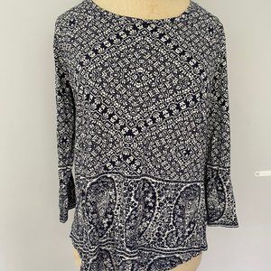 Lucky Brand 3/4 sleeve length top